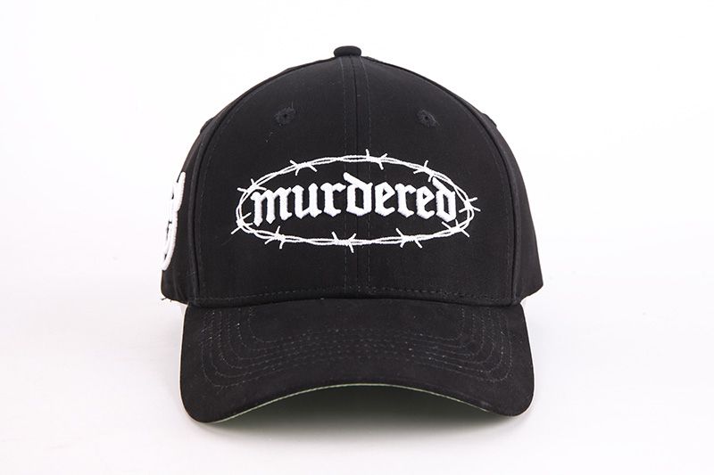 Barbed Wire "Murdered" Fitted Caps
